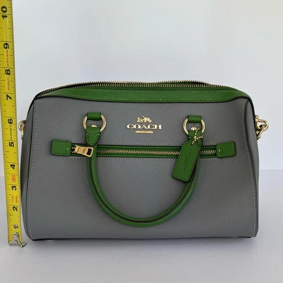 Coach Rowan Satchel Multi Kelly Colorblock (C3428) - Picture 3 of 8